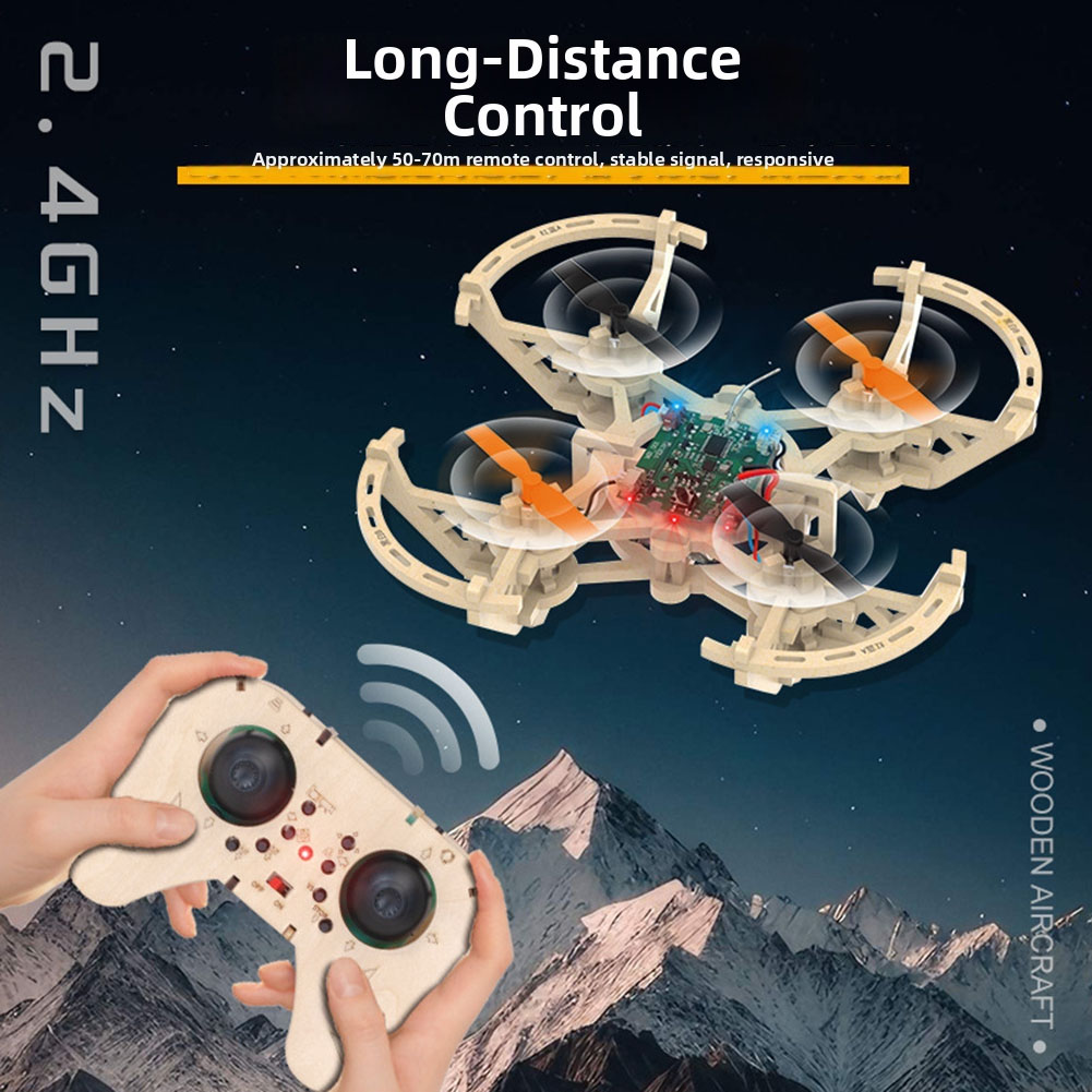 Drone Kit Octocopter - Kit Modello Drone in Legno RC