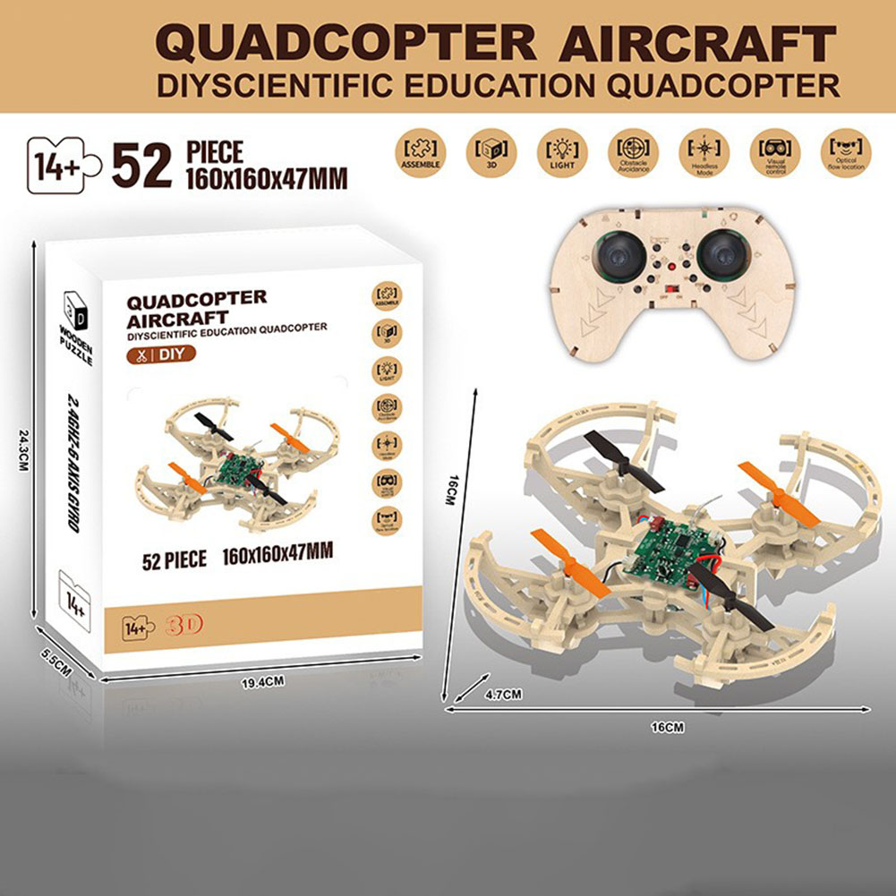 Kit Modello Drone in Legno RC  - Drone Kit Octocopter recensione e prezzo